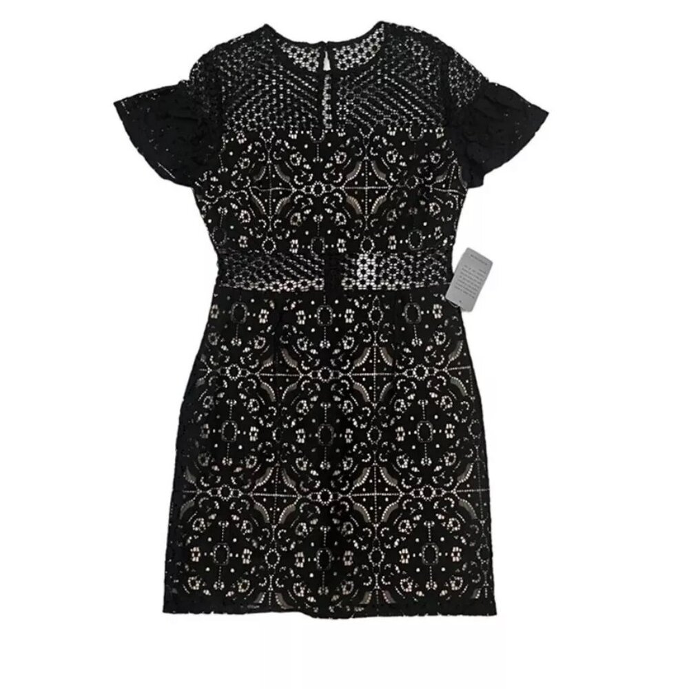 Closet Closing Sale! NSR Dress Women's M black lace dress NWT Napean Sea Road sh